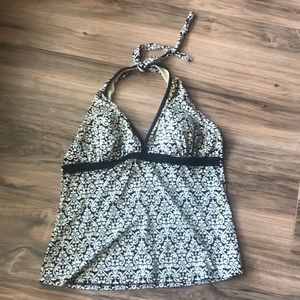 Halter style tankini top